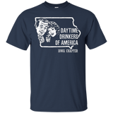 Iowa Daytime Drinkers Shirt Beer Wine Gift Sarcasm Joke