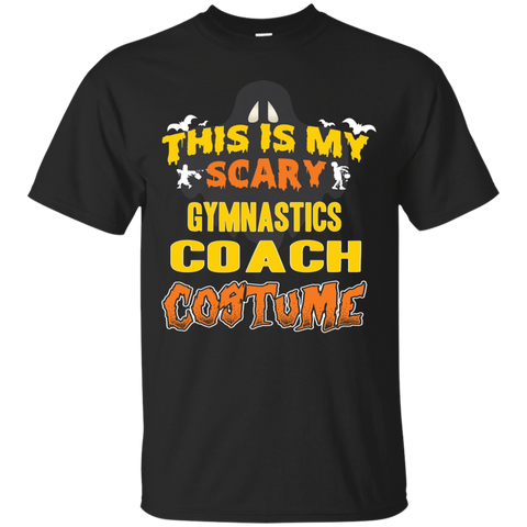 This Is My Scary Gymnastics Coach Custome Job TShirt_Black