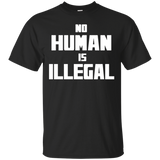 NO HUMAN IS ILLEGAL DACA T-shirt_Black