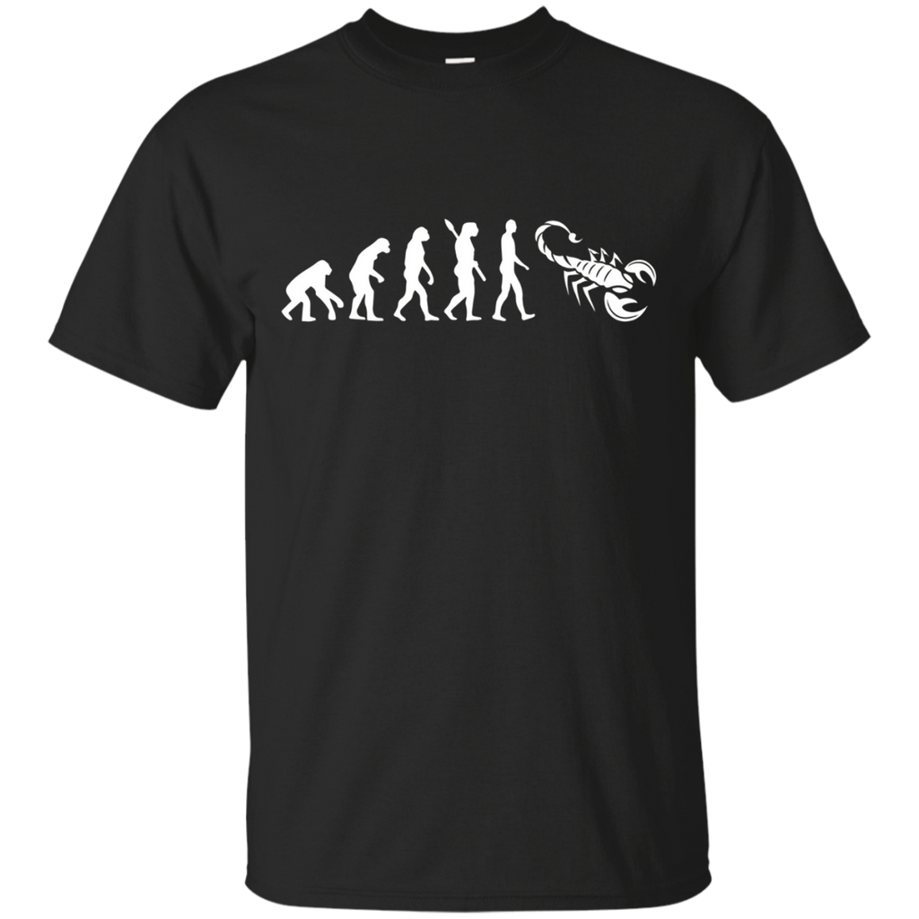 Scorpio Zodiac Human Evolution T-Shirt Born In November_Black
