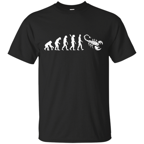 Scorpio Zodiac Human Evolution T-Shirt Born In November_Black