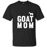 Womens Goat Mom Funny Goat T-Shirt - Goat Mother Shirt_Navy