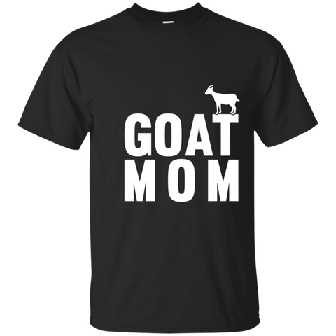 Womens Goat Mom Funny Goat T-Shirt - Goat Mother Shirt_Navy