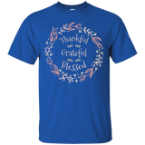 Girl Gift Tees Gratitude Thankful Grateful Blessed Tshirt_black