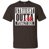 Straight Outta Penalty Box T-shirt Cool Hockey Boy Girl Gift=