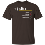 Otaku t Shirt, Funny Anime Manga Japanese Word tshirt_Black