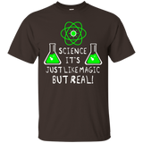 Science Like Magic But Real Fun Cool Teacher Student T-shirt_black