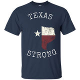 Texas Strong Support for Texas Hurricane Harvey T-Shirt_Black