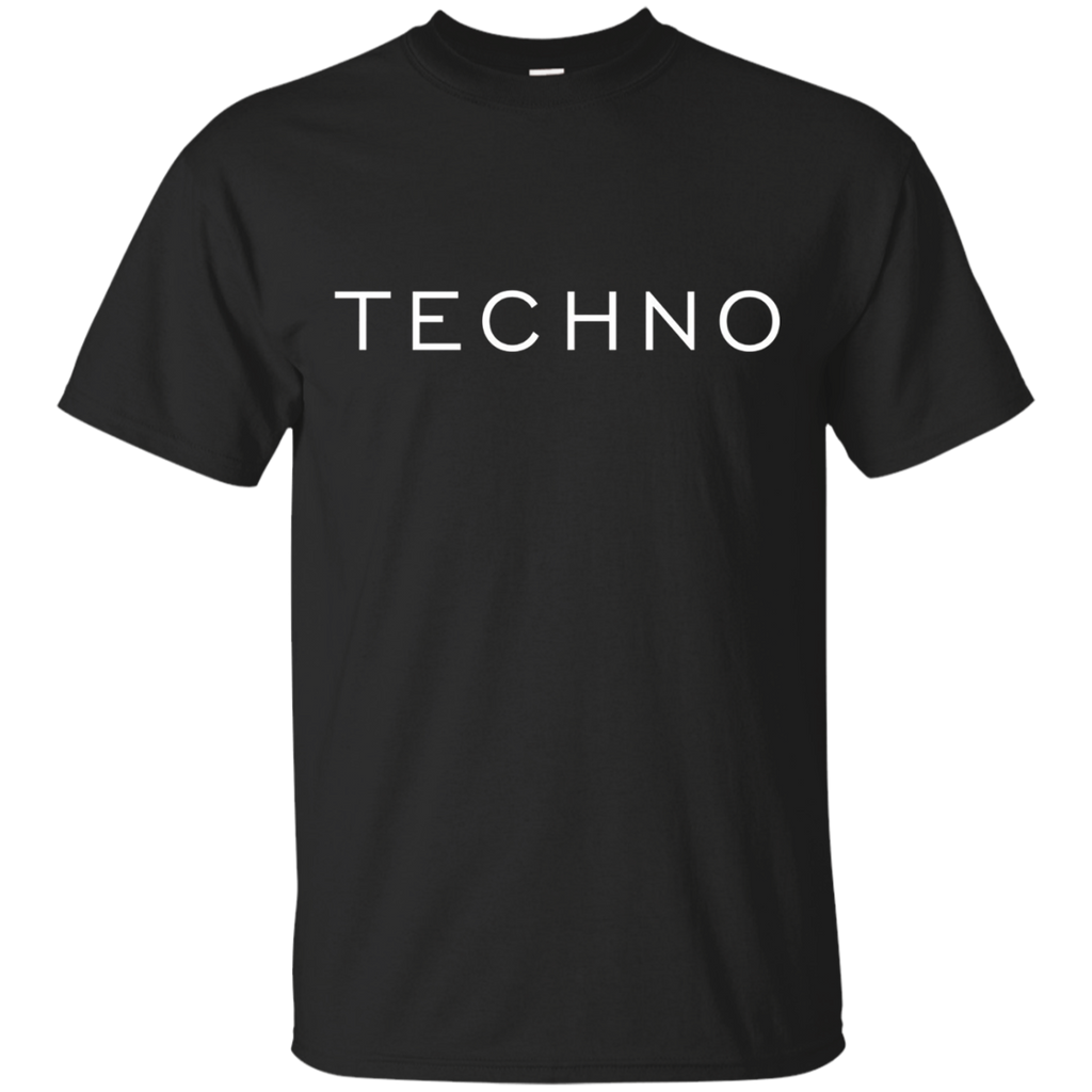 Techno T-Shirt DJ Music Lover Tee_Black