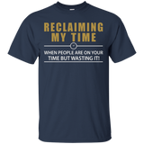 Reclaiming My Time T-shirt Funny Political_black=