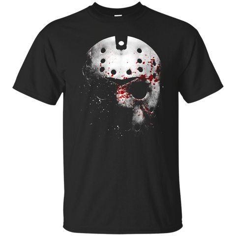 Funny Halloween Graphic T-shirt Friday 13th Tee Gift_black=