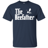 The Bee Father Funny Beekeeper Beekeeping T Shirt Gift_Black