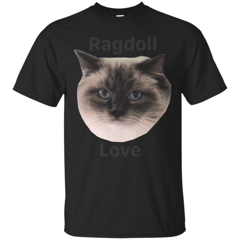 Ragdoll Love Cat Breed T-Shirt_Black