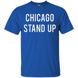 Chicago Stand Up Chi-town Fan Love City Baseball T Shirt_black