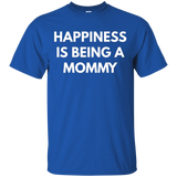 Womens Happiness is Being a Mommy t-shirt_Black