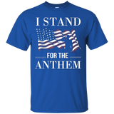 I Stand For The Anthem American Flag Shirts_black