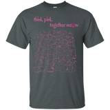 Think Pink Together Breast Cancer Support Tshirt_black=