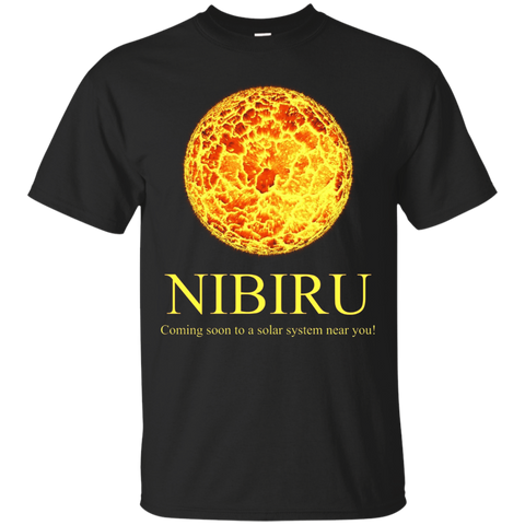 Nibiru Funny Planet X Geek Shirt For Science Fiction Lovers_Black