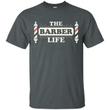 The Barber Life Funny Barber shop T Shirt Gift_Black