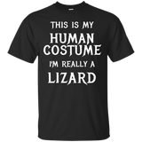 Lizard Halloween Costume Shirt Easy Funny For Men Women Kids