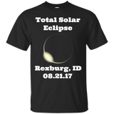 Rexburg, ID Great Total Solar Eclipse American Idaho Shirt_Black