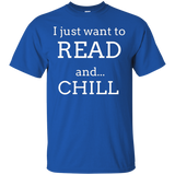 Chill Reading T Shirts. Funny Gifts Ideas For Readers._black