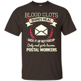 Sweat Dries Blood Clots Postal Worker T Shirt_Black