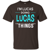 I'm Lucas Doing Lucas Things Funny First Name T-shirt_black=