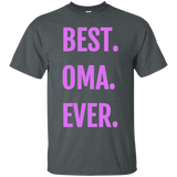 Womens Best Oma Ever T shirt Grandma, German Dutch Grandmother Gift_Black