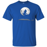Halloween Witch T-shirt - Moon Broom Flying Witches Gift Tee_black