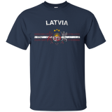 Latvian Flag Shirt - Latvian Emblem & Latvia Flag Shirt