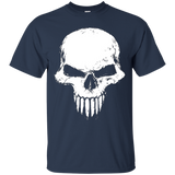 Sinister Skull With Long Teeth Tshirt_black=