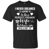 Perfect Freakin' Wife T-Shirt_Black