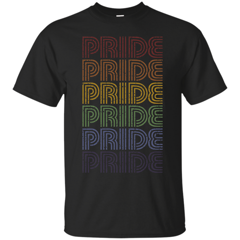 National Pride March Shirt Vintage Rainbow LGBT Equality_Black