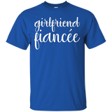 Women's Girlfriend Fiancee T shirt_Black