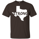 Texas Strong T Shirt - Brush Version_Black