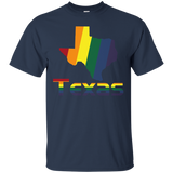 Texas LGBT Pride Gay Homosexual Lesbian Proud T-Shirt_Black