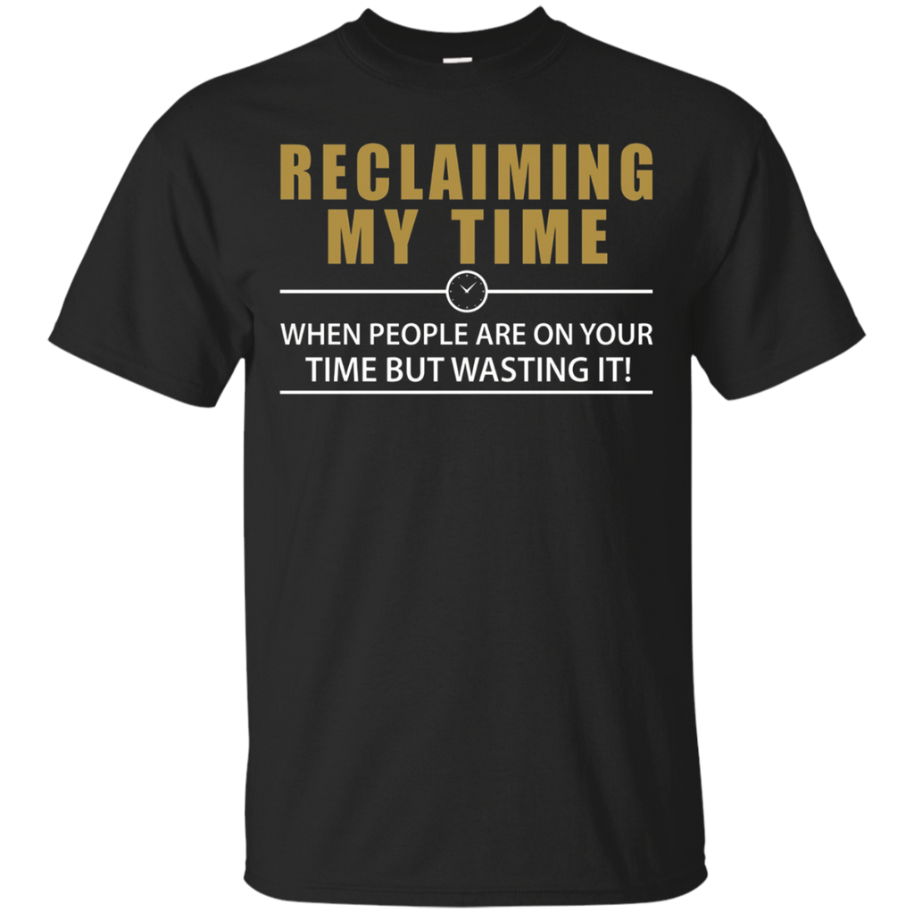 Reclaiming My Time T-Shirt Funny Political_Black