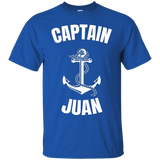 Captain Juan T-shirt Personalized Boat Captain Shirt_black=