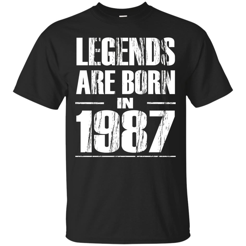 Legends Are Born In 1987 Shirt Funny 30th Birthday Gift Tee