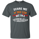 Scare Me If You Can But I'm A Veterinarian Halloween T-Shirt_Navy