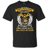 Air Force Veteran T-shirt. Legend T-shirt For Veteran_black