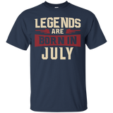 Legends Are Born In July T-shirt - Birthday Tshirt