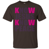 Know (no) Jesus Know (no) Peace Christian Gift T-shirt