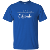 Colorado Heart Line Tshirt_black