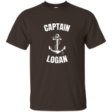 Captain Logan T-shirt Personalized Boat Captain Shirt_black=