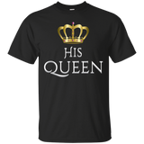 Womens Her King and His Queen Shirts Matching Couple Outfits_Black