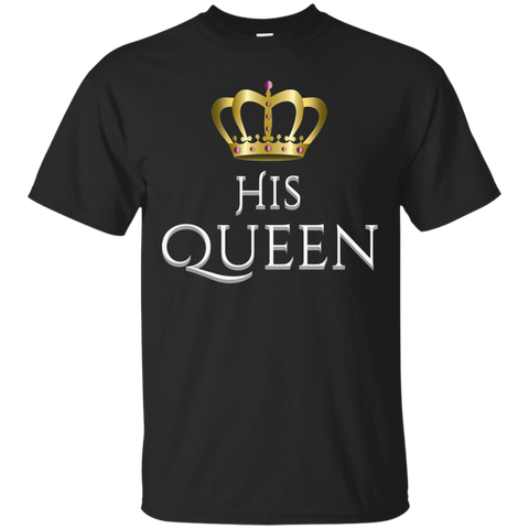 Womens Her King and His Queen Shirts Matching Couple Outfits_Black