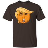 Orange Trump Pumpkin Costume - Trumpkin Meme Halloween_Black