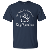 The World's Greatest Dog Grandma T Shirt, I Love My Dog Gift_Black